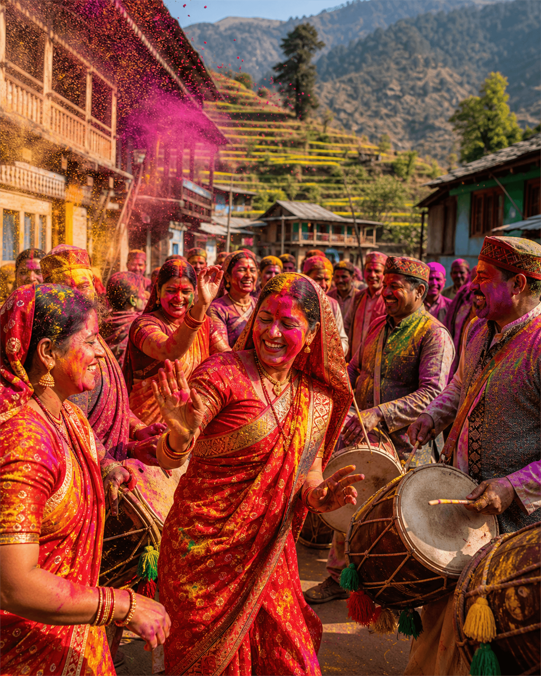 Festivals · Holi · Garhwal